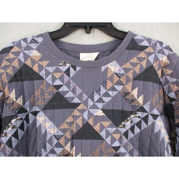 Universal Thread Womens Size - XXL Geometric Patchwork Sweatshirt - Picture 2 of 8